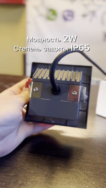 Светильник G0852 наcтенный встраиваемый 4200К 2W