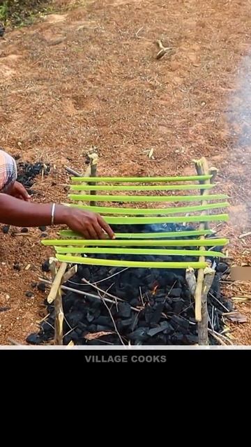 Delicious Chicken Tandoor In No Man's Land In VILLAGE Cooks #Shorts смотреть онлайн