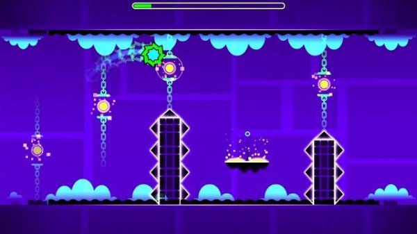 Играю в Geometry Dash!