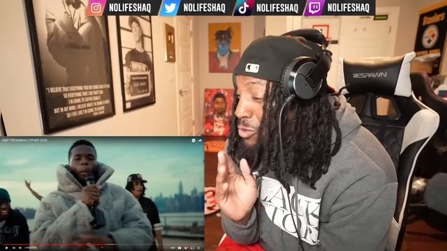 DAVIS TURNED INTO DRAKE LOL! | AMP FRESHMAN CYPHER 2024 (REACTION!!!) смотреть онлайн