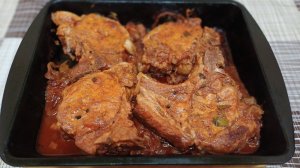 Свинина на кости, чалагач рецепт для духовки.