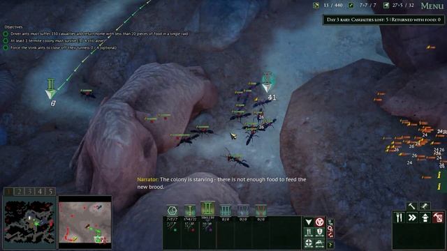 5.2 Drive Them Back - Impossible || Empires of the Undergrowth - No Commentary смотреть онлайн