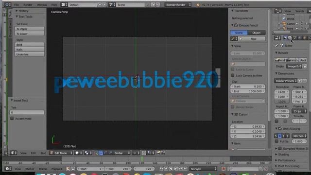 How To Make A Custom Intro In Blender 2015!! смотреть онлайн