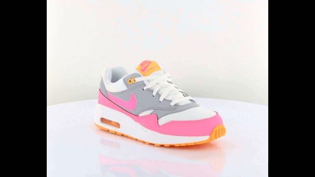 Кроссовки для школьников Nike Air Max 1 Print Нейтральные оливковые смотреть онлайн