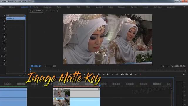 Masking & Image Matte Key Adobe Premiere Pro CC 2017 смотреть онлайн