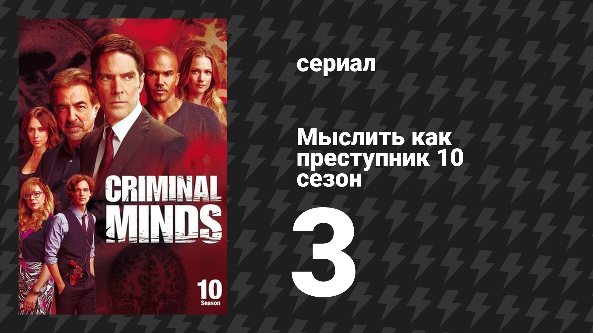 Мыслить как преступник 10 сезон 3 серия «1000 солнц» (сериал, 2005-2020)