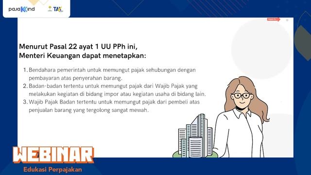 Webinar Edukasi Perpajakan tentang Pentingnya Bukti Pemotongan Pajak смотреть онлайн