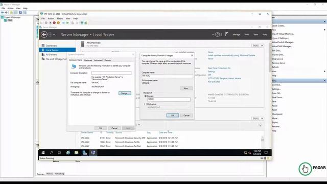 Tutorial 5: How to Join Domain VM on Hyper-V смотреть онлайн