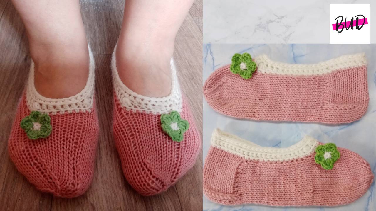 СЛЕДКИ БАЛЕТКИ НА ДВУХ СПИЦАХ БЕЗ ШВА ДЛЯ НАЧИНАЮЩИХ. МАСТЕР-КЛАСС.