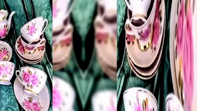 Фарфор винтажный с ручной росписью. Личная коллекция. смотреть онлайн