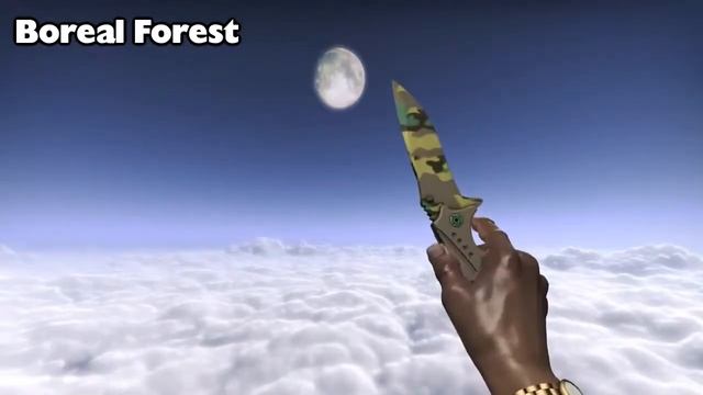 CS GO Nomad Knife All Skins Showcase смотреть онлайн