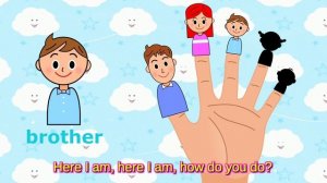 Семья пальчиков на английском. Песня для детей.