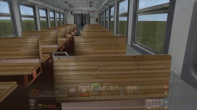 Train Simulator 2017 -Тест звуков поворота телеги ,внутренние звуки смотреть онлайн