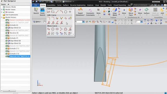 Mini chave de fenda NX Unigraphics 9 0 Project Treinamentos Parte 2 смотреть онлайн