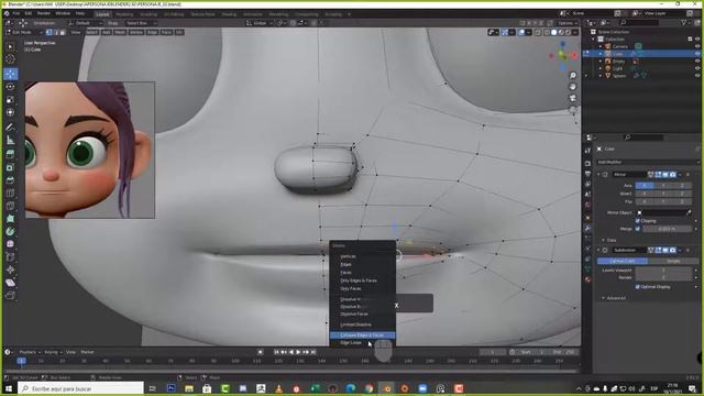 Cartoon girl in Blender CLASS # 1 #LIBELACADEMY смотреть онлайн