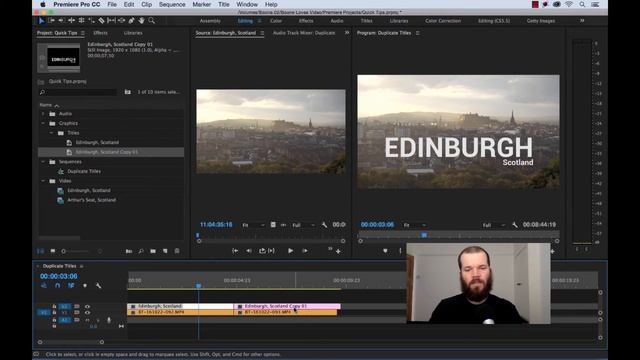 Duplicate Titles | Adobe Premiere Pro CC 2017 (11.0)