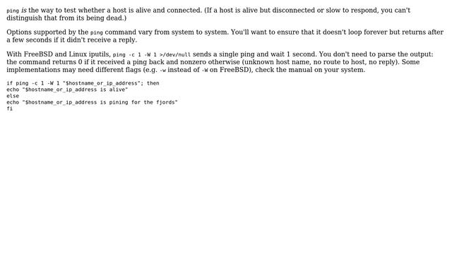 Unix & Linux: Shell command/script to see if a host is alive? (2 Solutions!!) смотреть онлайн
