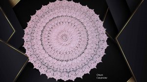 Салфетка "Бегония". Часть 11