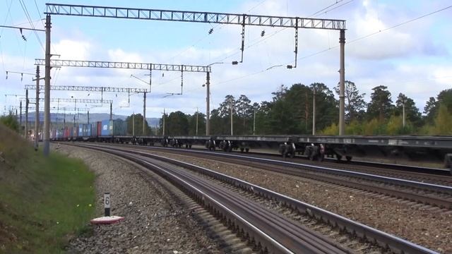 (МИКС) Электровозы на ВСЖД. Осень. Сентябрь. смотреть онлайн