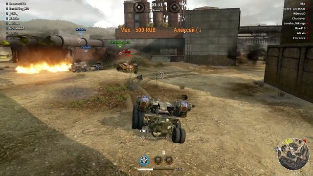 Crossout tv!Новая машина для малышки!)) смотреть онлайн