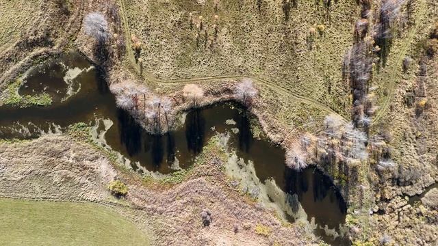 Осенние пейзажи. Охота на уток с подхода