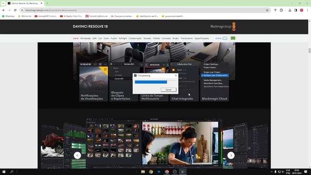 DAVINCI RESOLVE GRATUITO 2024 - COMO BAIXAR E INSTALAR - EDITOR DE VÍDEO PARA PC