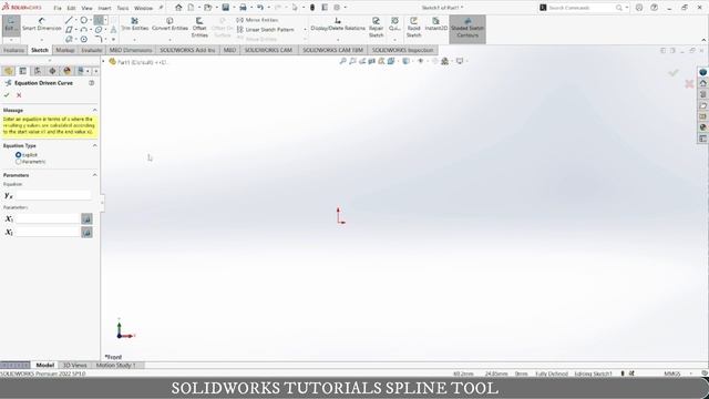 SPLINE TOOL IN SOLIDWORKS | EQUATION DRIVEN SPLINE | SOLIDWORKS TUTORIAL EP 07 смотреть онлайн
