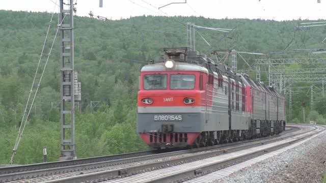 Магистральный тепловоз 3ТЭ25к2м-0001 на Транссибе | Железная дорога смотреть онлайн