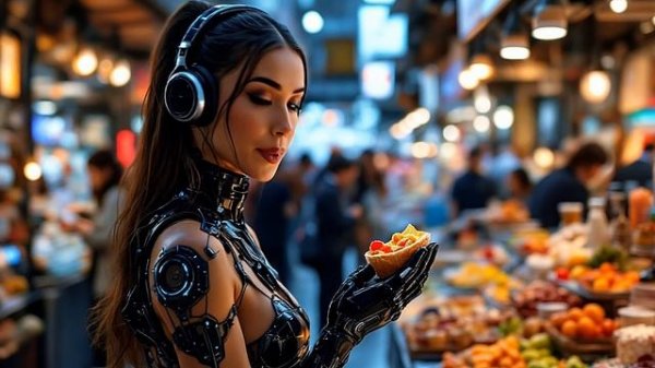 Cybernetic Beauty AI Visions of the Future