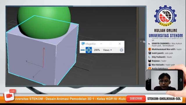 Membuat objek efek Lathe di 3Ds Max Kuliah online Universitas komputer di Kendal смотреть онлайн