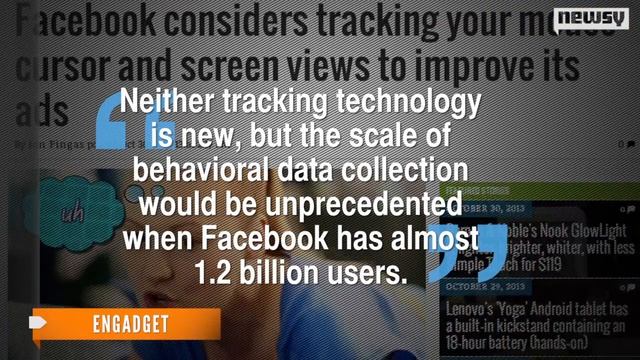 Facebook Tests Cursor Tracking смотреть онлайн