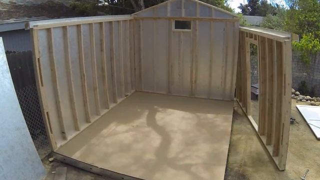 Tuff Shed 10x12 Premiere Tall ranch build timelapse смотреть онлайн