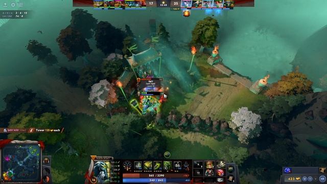 Defend throne ❌ Outplayed by low level support ✔️ INSANE CLUTCH - DOTA 2 смотреть онлайн