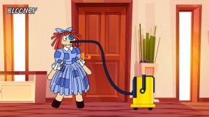 Ragatha's Gas-Powered Balloon Belly 🤣 Funny Inflation Mishap❗❗ The Amazing Digital Circus