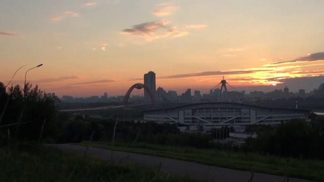 Рассвет в Крылатском.