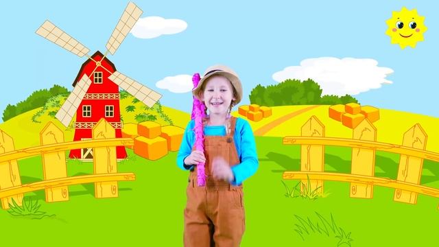У старого МакДональда была ферма | Детская песенка | Anuta Kids Channel - детские песенки [RU] смотреть онлайн