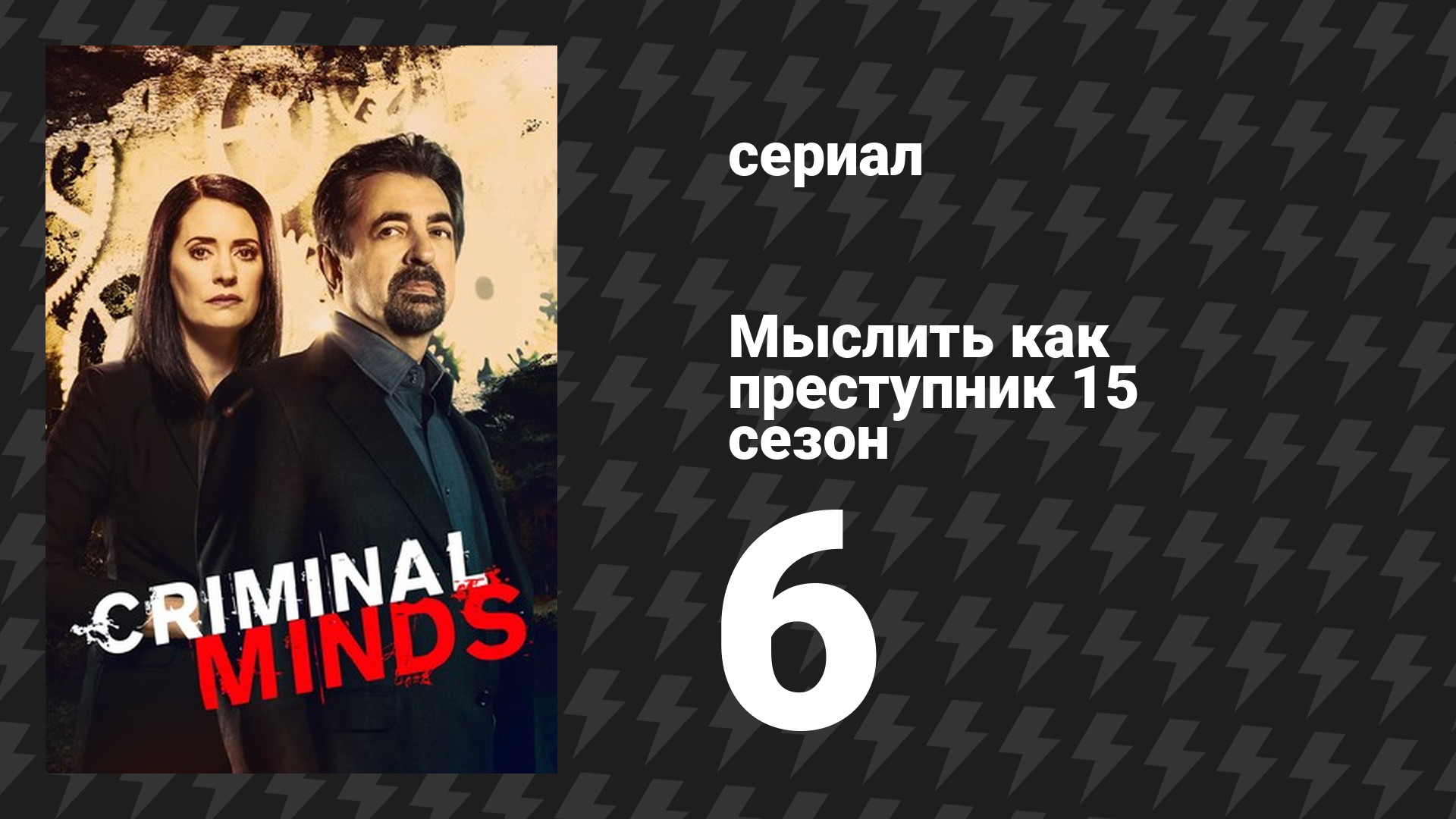 Мыслить как преступник 15 сезон 6 серия «Свидание» (сериал, 2005-2020)