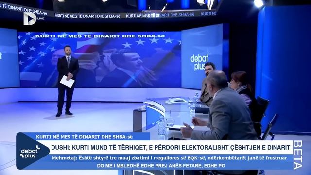 KURTI NË MES TË DINARIT DHE SHBA-së - Debat Plus me Ermal Pandurin смотреть онлайн