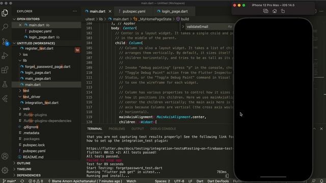 Flutter UI Test demo смотреть онлайн