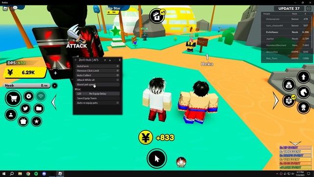 Anime Fighters Simulator Script Hack GUI | Auto Farm, Quest, Auto Farm + Dungeons and More смотреть онлайн