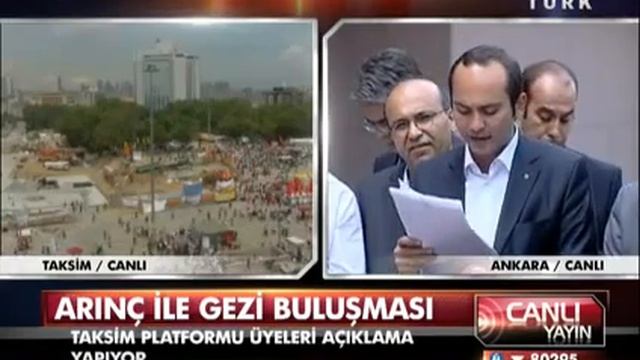 Taksim Gezi parkı olayları Basın Açıklaması смотреть онлайн