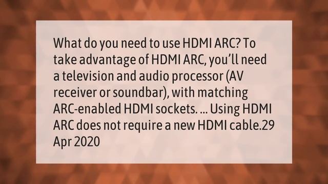 How do I use HDMI ARC? смотреть онлайн