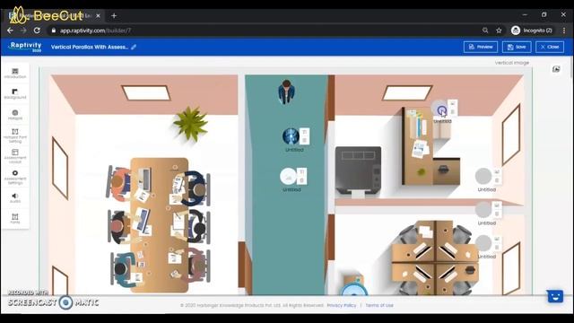 Vertical Parallax with Assessment eLearning Interaction by Raptivity 2020 смотреть онлайн