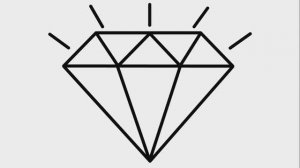 КАК ЛЕГКО НАРИСОВАТЬ АЛМАЗ