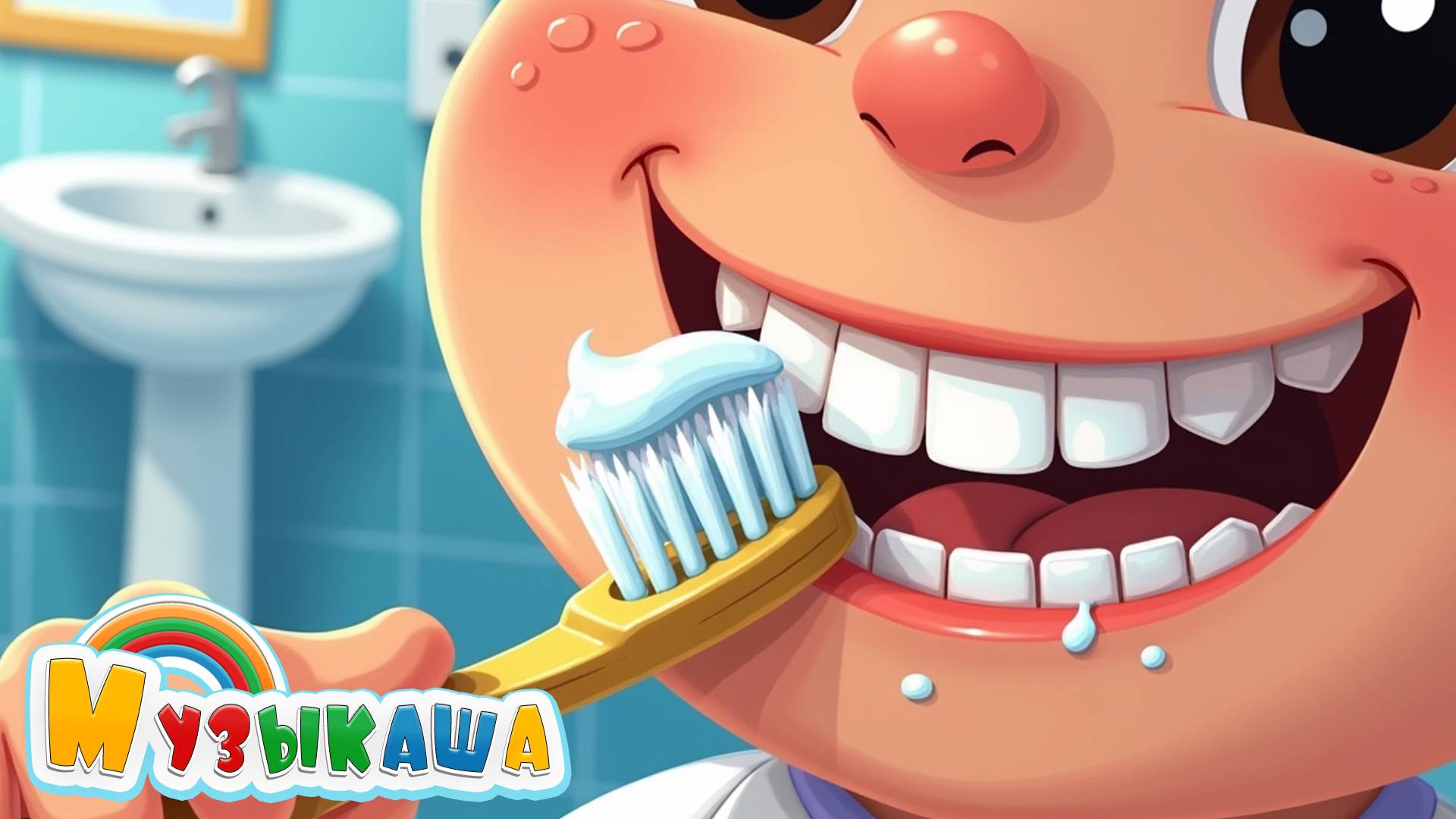 Песенка про чистоту для детей — Буль-буль-буль! Моем руки и чистим зубки | Детская гигиена смотреть онлайн