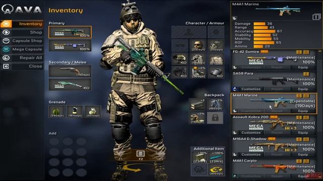 AVA inventory By lBenzl смотреть онлайн