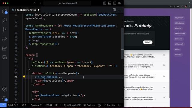 109. Disable Upvote Button смотреть онлайн