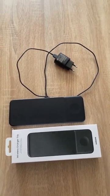 Беспроводная зарядка samsung 3в1#wireless #samsung #wirelesscharger #wirelesscharging #trio смотреть онлайн