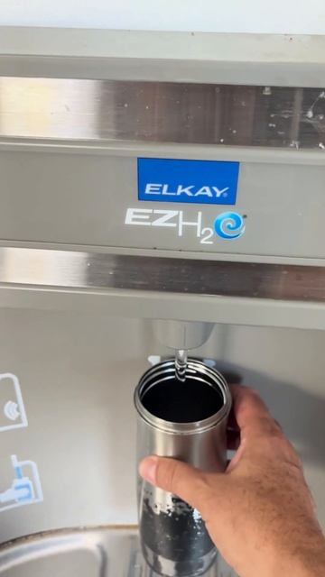 Commercial Water Bottle Filling Station Elkay LZSTL8WSLP Enhanced EzH2O Bottle Filling Station
