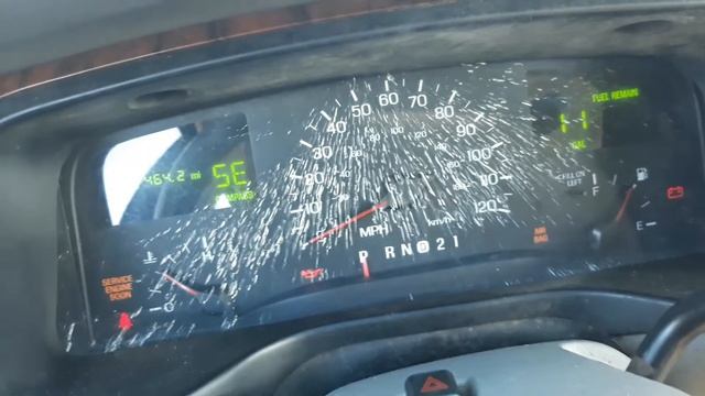 1999 Lincoln Town Car dashboard startup 2 смотреть онлайн